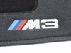 Genuine BMW Genuine BMW ///M Carpeted Floor Mat Set - Black - E36 318ic 323ic 325ic 328ic M3 Convertible - (NO LONGER AVAILABLE) 82111470393 View 3