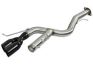 AFE Mach Force Axle Back Exhaust with Black Tips- E82 135i 2008-2013 