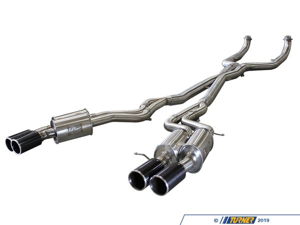 AFE aFe MACH Force-Xp 3in 304 Stainless Steel Cat-Back Exhaust System w/ Carbon Fiber Tips - F10 M5 2012-2015 49-36317-C
