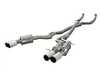 AFE aFe MACH Force-Xp 3in 304 Stainless Steel Cat-Back Exhaust System with Polished Tips - F10 M5 2012-2015 49-36317-P View 1