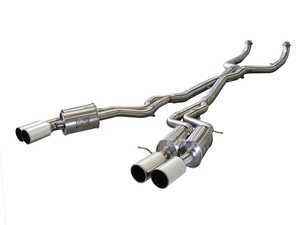 aFe MACH Force-Xp 3in 304 Stainless Steel Cat-Back Exhaust System with Polished Tips - F10 M5 2012-2015
