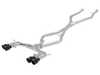 AFE aFe MACH Force-XP 304 Stainless Steel Cat-Back Exhaust System w/o Muffler w/ Black Tips - F85/86 X5/6 M S63 49-36342-B View 1