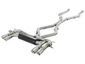 aFe MACH Force-XP 304 Stainless Steel Cat-Back Exhaust System w/ Polished Tips - F85/86 X5/6 M S63