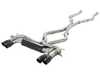 AFE aFe MACH Force-XP 304 Stainless Steel Cat-Back Exhaust System w/ Black Tips - F85/86 X5/6 M S63 49-36341-B View 1