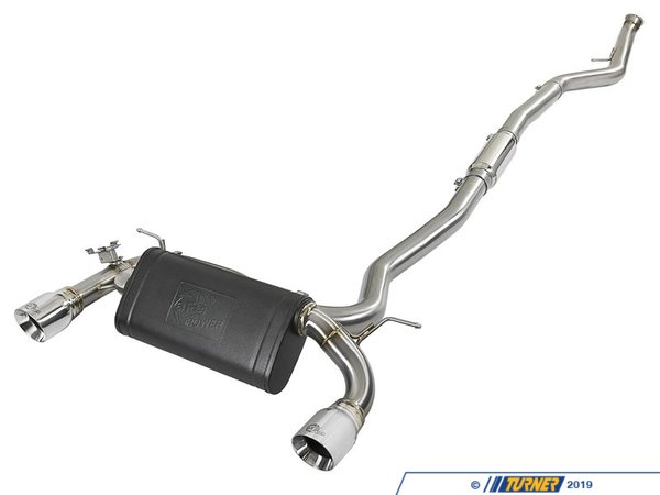 AFE aFe MACH Force-Xp 304 Stainless Steel Cat-Back Exhaust System w/ Polished Tips - F30/32/33 335i 435i N55 49-36340-P