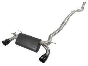 aFe MACH Force-Xp 304 Stainless Steel Cat-Back Exhaust System w/ Black Tips - F30/32/33 335i 435i N55