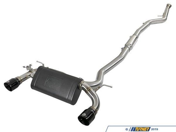 AFE aFe MACH Force-Xp 304 Stainless Steel Cat-Back Exhaust System w/ Black Tips - F30/32/33 335i 435i N55 49-36340-B