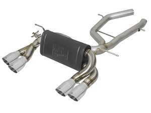 AFE MACH Force-Xp 2-1/2in Stainless Steel Axle Back Exhaust System - Polished, Black, Or Carbon Fiber Tips - F80/82/83 M3 M4 S55
