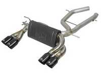 AFE AFE MACH Force-Xp 2-1/2in Stainless Steel Axle Back Exhaust System - Polished, Black, Or Carbon Fiber Tips - F80/82/83 M3 M4 S55 49-36338PDK