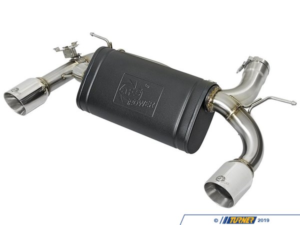 AFE aFe MACH Force-Xp Axle-Back Stainless Steel Exhaust System w/ Polished Tips BMW - F3X 335i/ix 435i/ix N55 49-36336-P