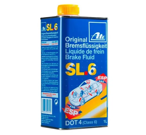 ATE Ate SL.6 DOT 4 Low Viscosity Brake Fluid - 1 liter BFSL61