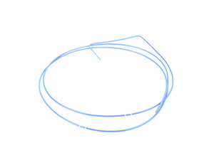 Genuine BMW Pipe, Rear Right Air Spring Blau - 37206850558 - F15,F16