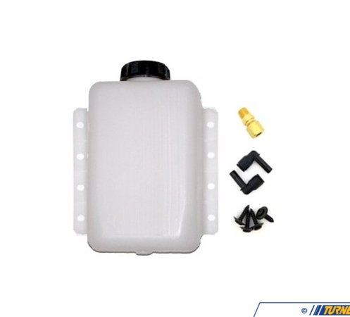 Burger Motorsports 1 Gallon Methanol Tank - Clear/White 1G-MT-CL