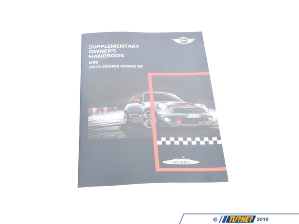 Genuine MINI Genuine MINI Suppl. Owner's Handbook Mult - 01402917302 01402917302