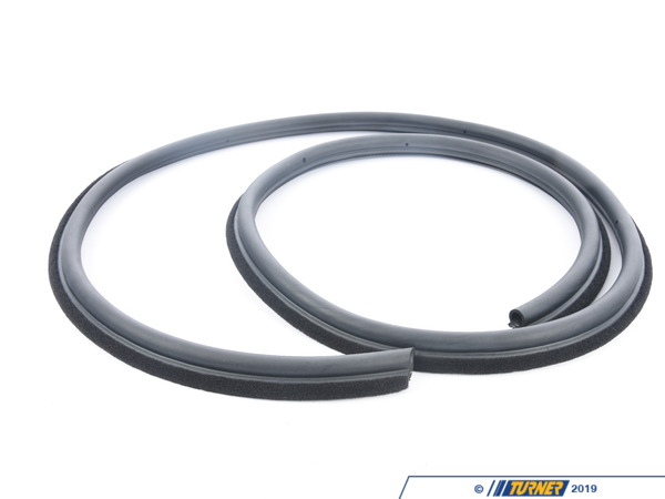 Genuine BMW Genuine BMW Driver's Left Side Door Weatherstrip - Black - E30 318i 325i Convertible 51710032371