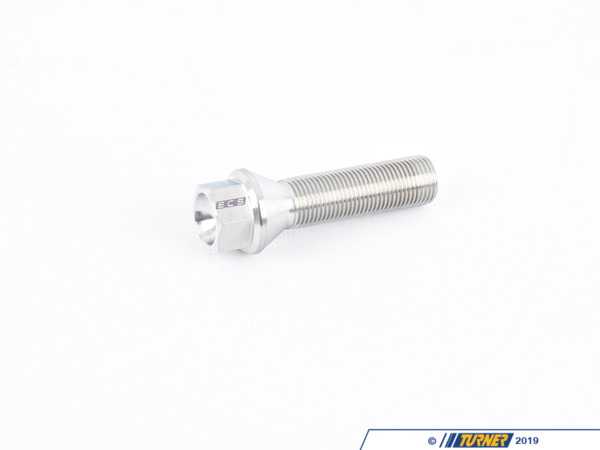 ECS Titanium Conical Seat Wheel Bolt - 14x1.25x50mm - Priced Each 025384ECS05-05