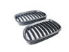 ECS Replacement Matte Black Front Grilles - F01 F02 7-Series BM-0177-SB View 2