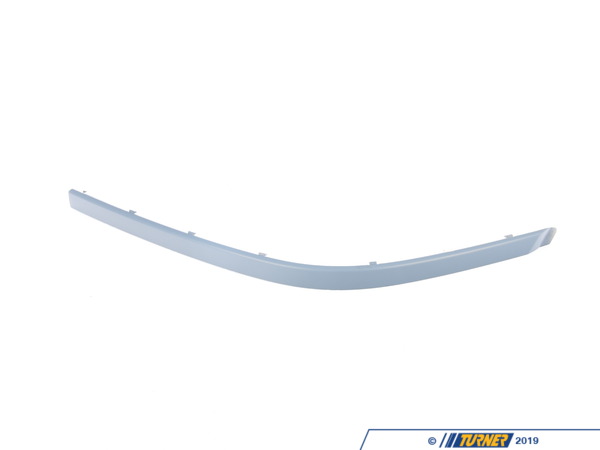 Genuine BMW Genuine BMW Bumper Guard, Primed, Front Left Chrom - 51117005961 - E39 51117005961