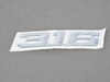 Genuine BMW Genuine BMW Emblem "316" - 51141977249 51141977249 View 1