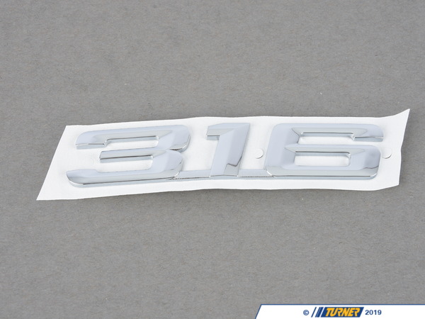 Genuine BMW Genuine BMW Emblem "316" - 51141977249 51141977249