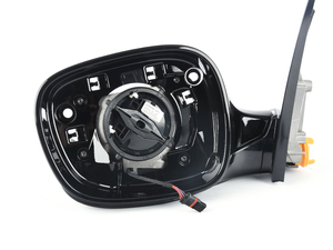 Genuine BMW Outside Mirror W/out Glass H - 51167264117 - Gloss Black
