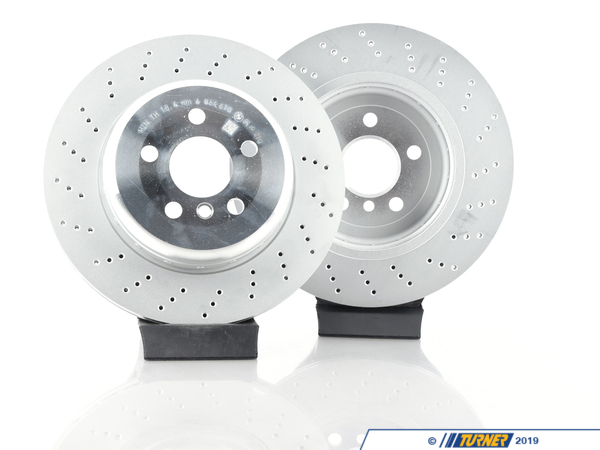 Genuine BMW Rear Brake Rotors - Pair (330x20) 34216864678KT