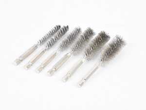 6 Piece Twisted Wire Bore Brush Set