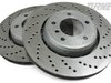 Turner Motorsport Cross-Drilled & Floating Brake Rotors - Front - E46 330i/ci, Z4 3.0si - (NO LONGER AVAILABLE) 34110431905-906 View 1