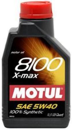 Motul MOTUL 8100 5W-40 X-Max Synthetic Engine Oil - 1 liter bottle MOXM-5W40-1L