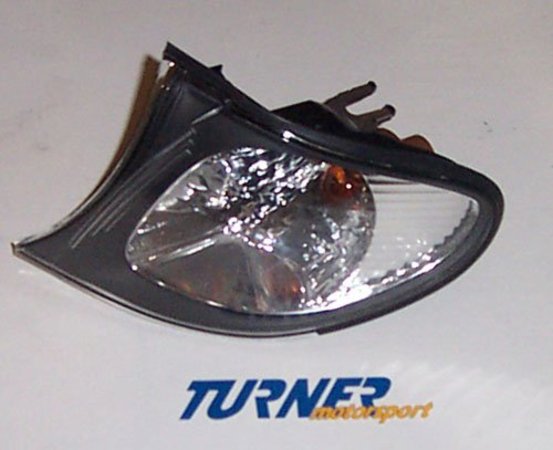 Turner Motorsport E46 Sedan 2002-05 Left Clear Front Turn Signal (New - Tip Cracked) BMW 63137165849 TMS1198