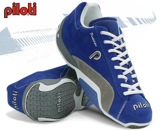 Piloti Piloti Prototipo Driving Shoe -  Race Blue / White / Smoke PR16-1