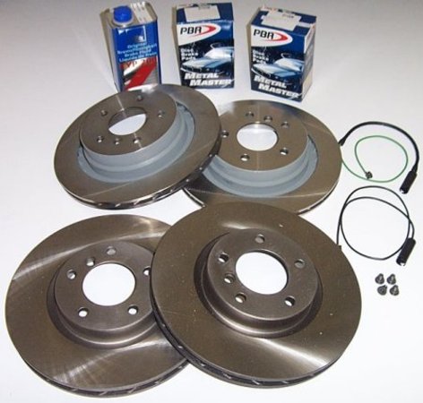 Packaged by Turner Complete Front & Rear Brake Package - E36 M3, M Coupe, Roadster E36M3BRAKEPACK