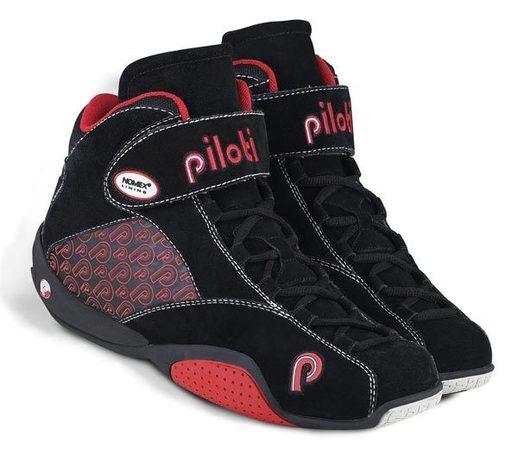 Piloti Piloti RSR Driving Shoe - Black / Red PR018-2