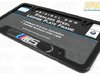 Genuine BMW M5 License Plate Frame Black - (NO LONGER AVAILABLE) 82110147531 View 3