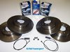 Packaged by Turner Complete Front & Rear Brake Package - E36 318/325/328 E36BRAKEPACK View 1