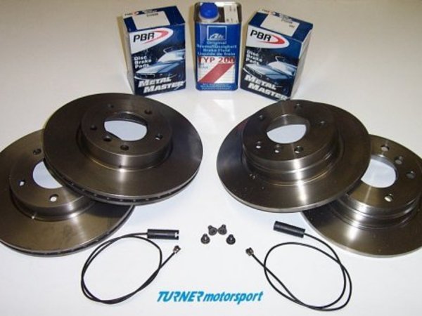 Packaged by Turner Complete Front & Rear Brake Package - E36 318/325/328 E36BRAKEPACK