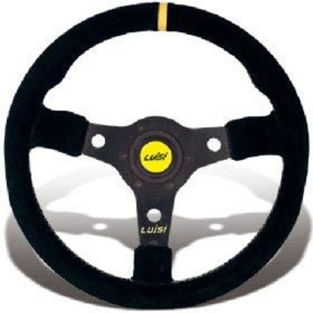 Turner Motorsport Racing Corsa Black Suede Steering Wheel - 355mm TMS5323