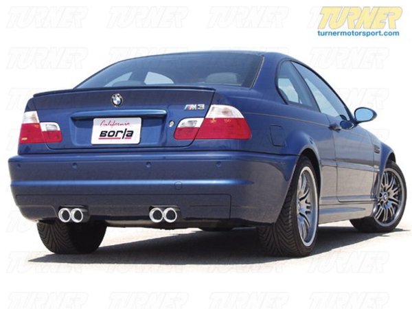 Borla E46 M3 Borla ATAK Exhaust - Section 2, Rear Mufflers - (NO LONGER AVAILABLE) 140394
