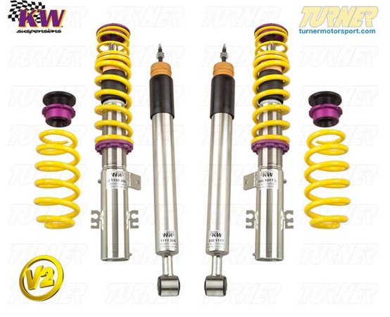 KW Suspension E39 525i/528i/540i Wagon without Self Leveling KW Coilover Kit - Variant 2 (V2) - (NO LONGER AVAILABLE) 15220038