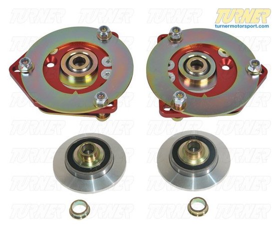 Vorshlag Front Adjustable Camber/Caster Plates - E46 (non-M) with KW Coilovers - Vorshlag Street/Track - (NO LONGER AVAILABLE) V46-KW-10