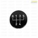 Genuine BMW Genuine BMW Shift Knob Emblem - 5 Speed -  E30 E36 E34 - 25111221611 25111221611 View 3