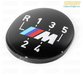 Genuine BMW Genuine BMW 5 speed Shift Knob Emblem with M Logo 25111221613 View 3