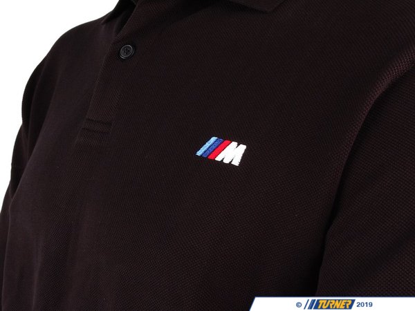 Genuine BMW Genuine BMW Black Polo Shirt with Motorsport M Embroidery - (NO LONGER AVAILABLE) 80140431693