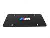 Genuine BMW Genuine BMW ///M Vanity Plate - Black - (NO LONGER AVAILABLE) 82121470397