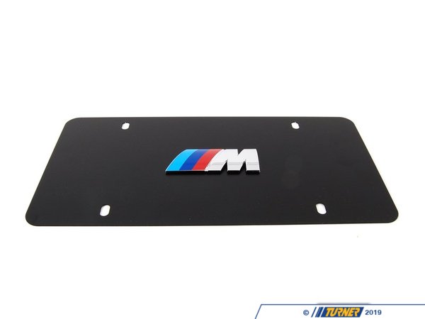 Genuine BMW Genuine BMW ///M Vanity Plate - Black - (NO LONGER AVAILABLE) 82121470397