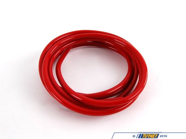 Forge 4MM Silicone Vacuum Hose - Red - 9 Feet vc04r