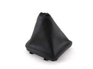 Genuine BMW Shift Boot - Schwarz Imitation Leather - E46 323Ci 323i 325Ci 325i