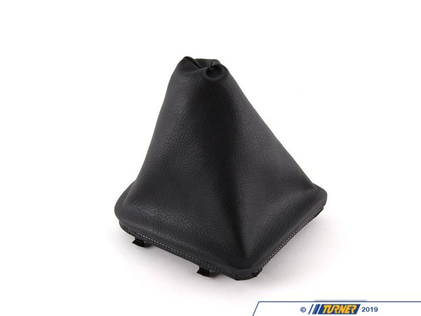 Genuine BMW Genuine BMW Shift Boot - Schwarz Imitation Leather - E46 323Ci 323i 325Ci 325i 25111434098
