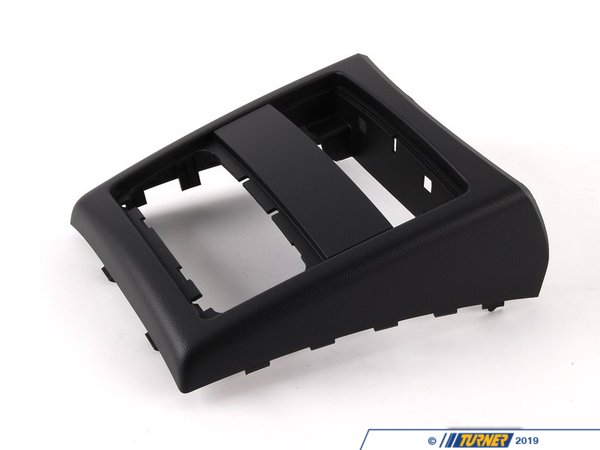 Genuine BMW Genuine BMW Rear Console Cover - Schwarz/Black - E90 E91 51167145681