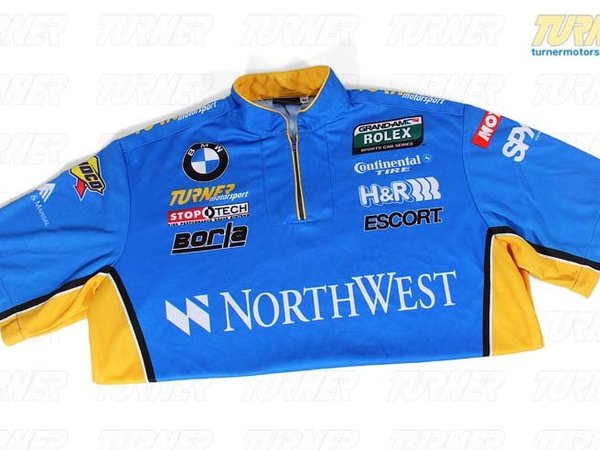 Turner Motorsport Official 2012 TMS Crew Shirt - Zip Neck - (Previously Worn)  TMSCREWSHIRT-Z
